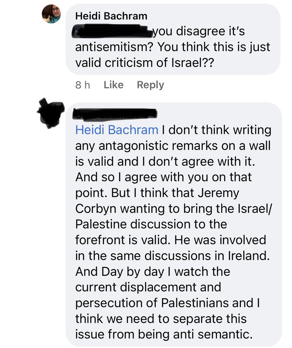 Polite antisemitism is not even being able to say that the words “Jewish lies matter” is antisemitism. Merely “antagonistic” as though the rudeness of hate was the issue rather than the hate itself.That antisemites may have a ‘point’. /2