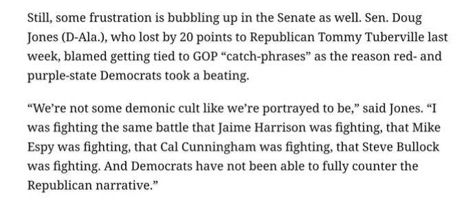 They didn’t make it about themselves. They didn’t lie to the NYT and claim that Reps who accepted their personal help won & everyone who didn’t lost.Their critiques were wide-ranging. They didn’t have a narrow, self-promoting focus. Saying they're the same doesn’t make it true.