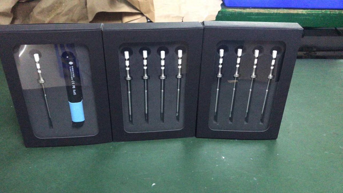 thepine64's tweet photo. #Pinecil soldering irons based on #riscv are rolling off the production line. We think they turned out great!

Coming to the Pine Store very soon. https://t.co/yZ8Ixvf6gh