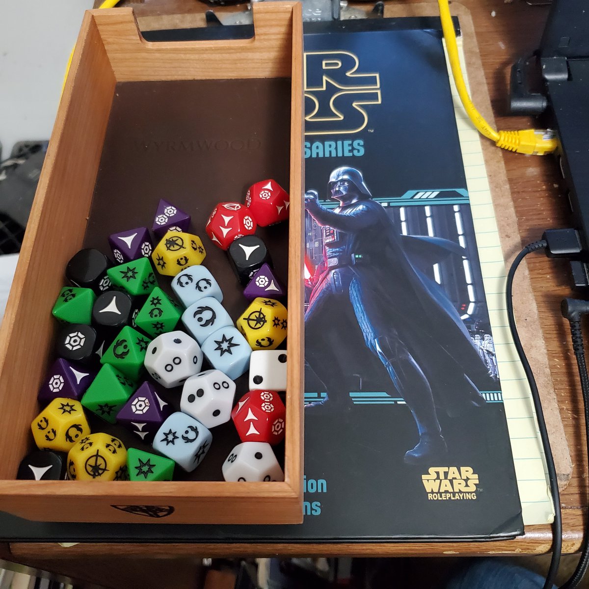 RossSimmerman's tweet photo. @WyrmwoodGaming Last night the Republic forces fought the Sith Empire and defended the Arms Factory on Balmorra!
#WyrmwoodWednesday #itsactuallyThursday #ttrpgs #starwars #theoldrepublic https://t.co/qu2CH2a5TC