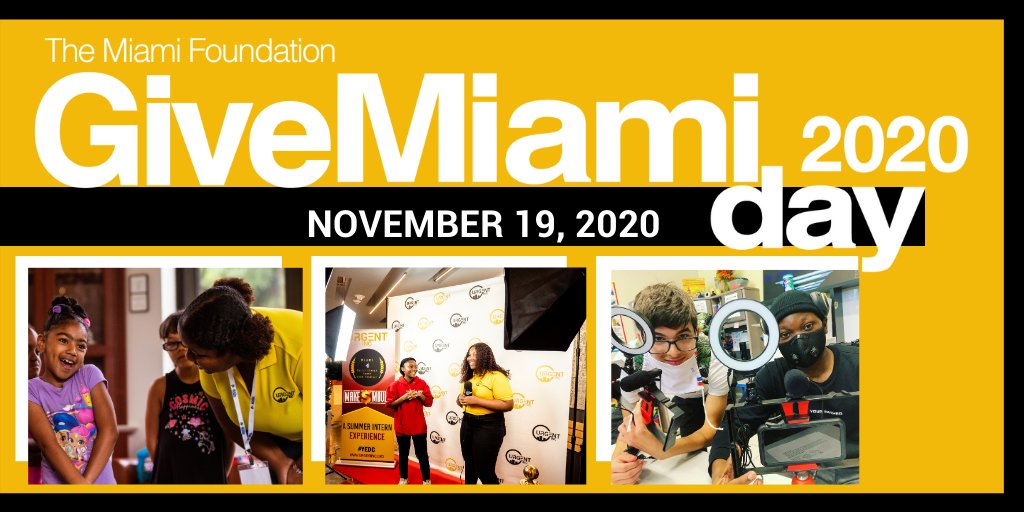 Please join me in supporting URGENT, Inc. today! I know you care and champion empowering young minds to transform their communities! Give today givemiamiday.org/supporturgenti… @absoloot @mayasideas @MiamiGives @matthaggman @CatDean10 @OctaviaYearwood @suzsyd @YvetteHarrisPR @MalikYoba