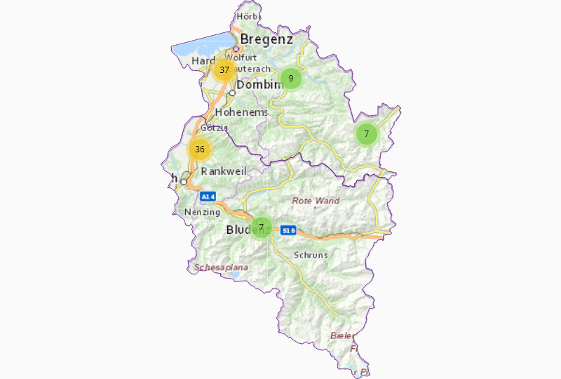visions_austria's tweet photo. Fahrzeugbau in Vorarlberg
#Visualisierung #dataviz #maps #cluster 
https://t.co/lyN9xGp7Y4 https://t.co/3EPjY4VI96