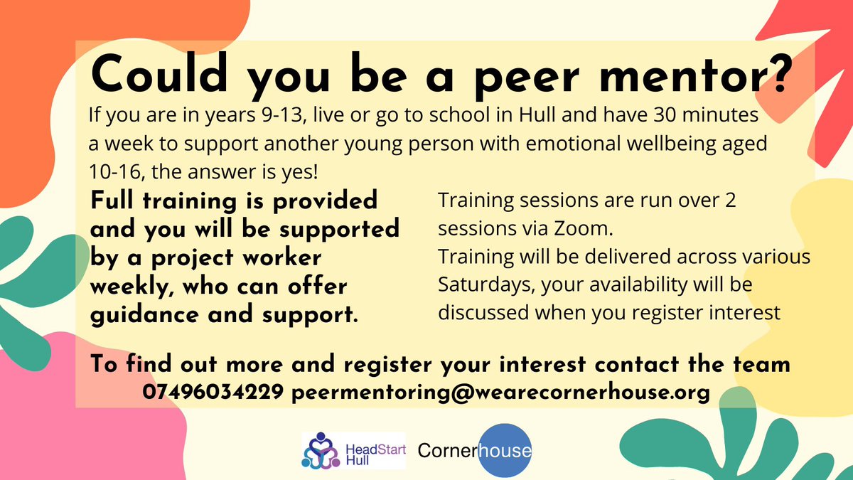 HullPeer's tweet photo. We’ve changed the training days to make it more accessible to young people @HeadStartHull https://t.co/aq5Nmn2diA