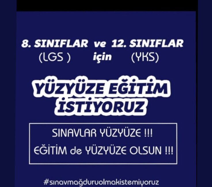 09incirdiyari's tweet photo. 12. sınıf ve 8. sınıfların birinci gündem maddesi sınavlara hazırlıktır. O yüzden yüzyüze eğitim şarttır.
#dykvekurslaracıkkalsın https://t.co/1eZcPsodiy