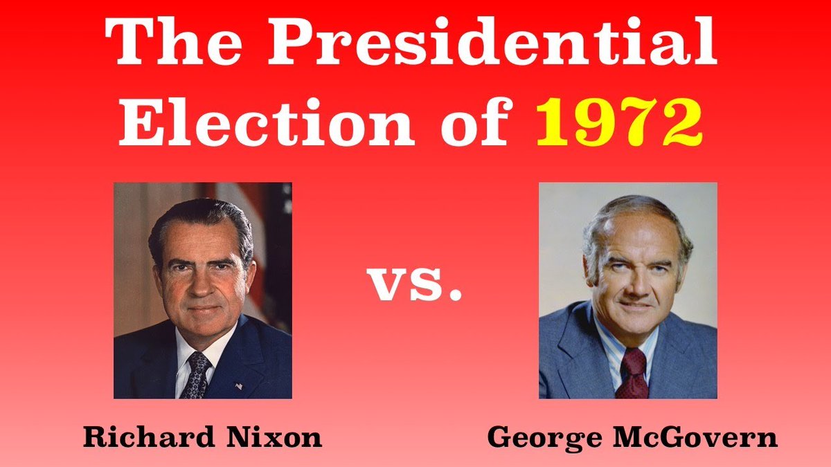 The previous year, 1972 was a presidential election year, where Richard Nixon beat George McGovern."Would you believe this guy has gone as far as tearing Wallace stickers from the bumpers of cars and he voted for George McGovern for president." - Uneasy Rider