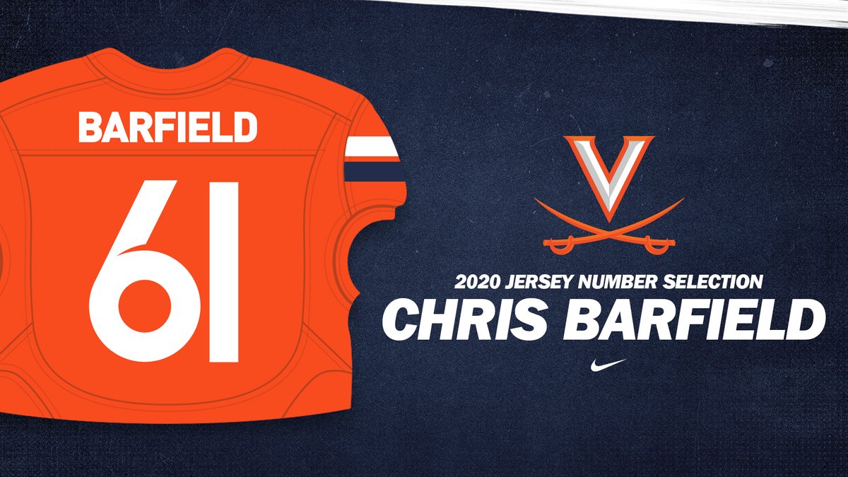 UVAFootball's tweet photo. Number EARNED!

Chris Barfield (@Imchrisbarfield) - 6⃣1⃣

#GoHoos | #THEStandard 🔷🔶 https://t.co/6pFH8uWTJI