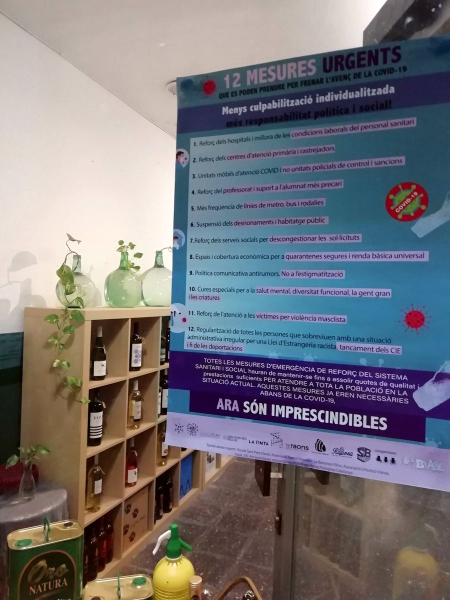 antigacarbodega's tweet photo. 12 mesures urgents
#covid19 https://t.co/wov1nH4np3