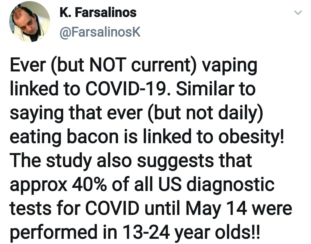 VSML_SA's tweet photo. @ProtectOurNext #IsThisScience The researchers created an online survey based on self-reporting. Another problem with the survey is that it doesn’t qualify, “have used e-cigarettes ever.” Even a single puff on a single occasion? https://t.co/QMMeoWPJo4
