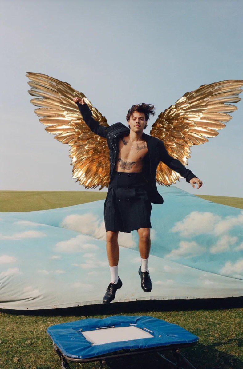 harry styles with wings, a very magical thread;i made all of these so if you save/use pls pls pls rt!!