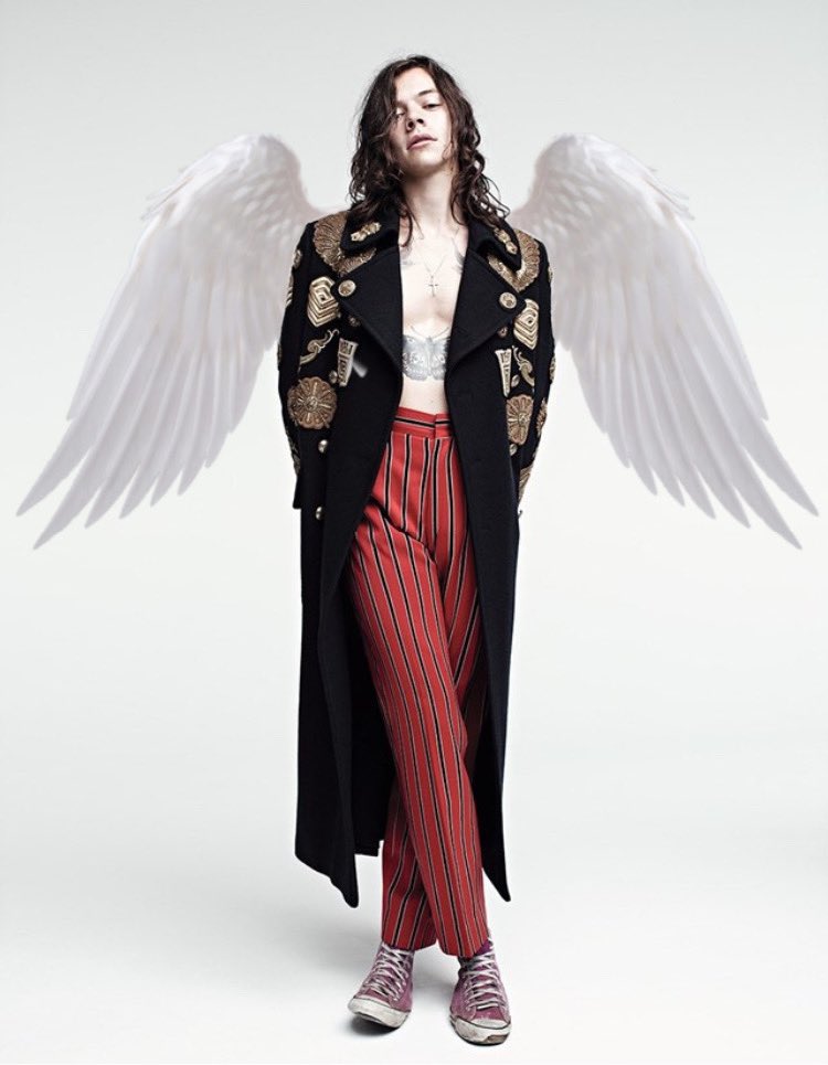 harry styles with wings, a very magical thread;i made all of these so if you save/use pls pls pls rt!!
