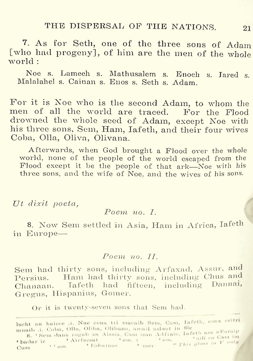 Now to address the elephant in the room: ChristianityAncient Celtic peoples had rich *oral* traditionals so you know who actually wrote down everything we know about them? Monk scribes in *Latin* and they made some fairly *OBVIOUS* edits as seen here in the Lebor Gabála Érenn