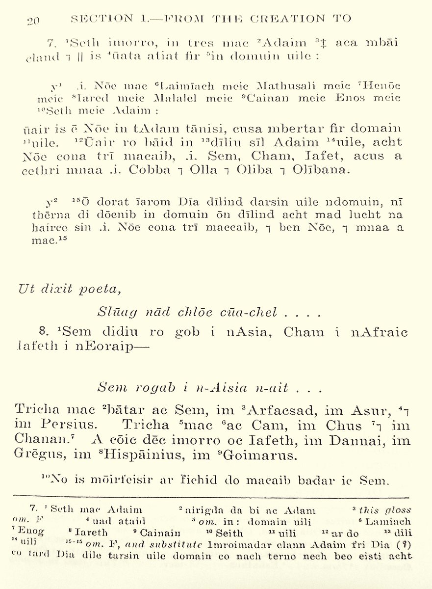 Now to address the elephant in the room: ChristianityAncient Celtic peoples had rich *oral* traditionals so you know who actually wrote down everything we know about them? Monk scribes in *Latin* and they made some fairly *OBVIOUS* edits as seen here in the Lebor Gabála Érenn