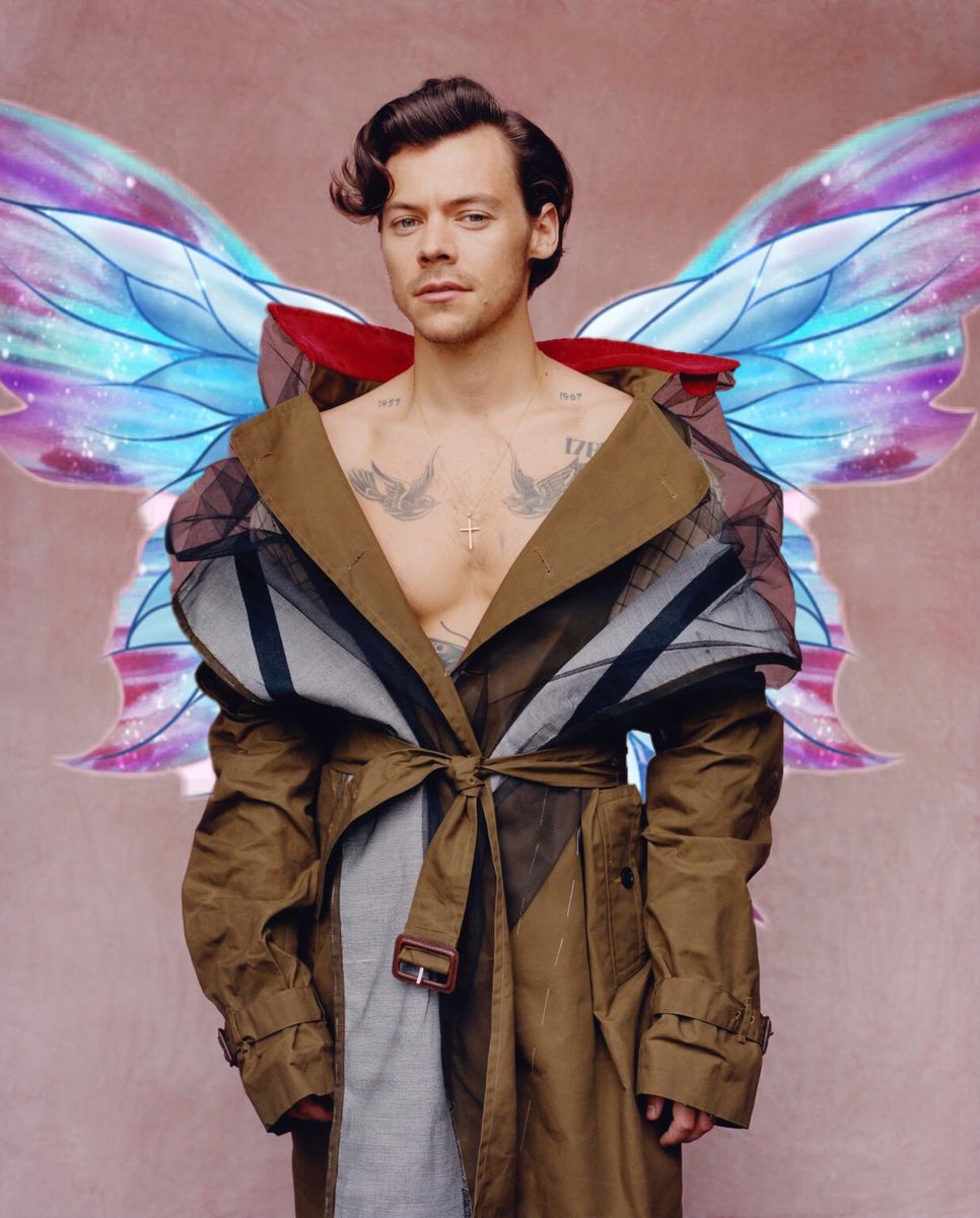 harry styles with wings, a very magical thread;i made all of these so if you save/use pls pls pls rt!!