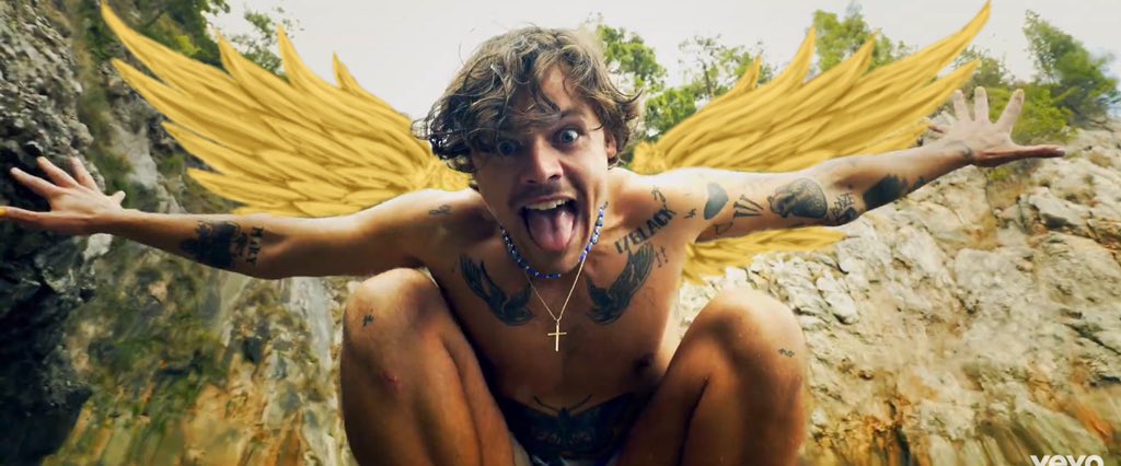 harry styles with wings, a very magical thread;i made all of these so if you save/use pls pls pls rt!!