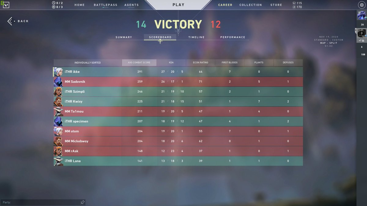 ikke_val's tweet photo. We made it through the First Strike Qualifier #4 with one of the sweatiest game I ever played so far against @MJAOVAL
I am really happy with our performance considering I "just" joined @iPonTHR
@specigeci @IthrLana @kwixyy @Szimpli1
#ITHR https://t.co/O8JK9AiQns