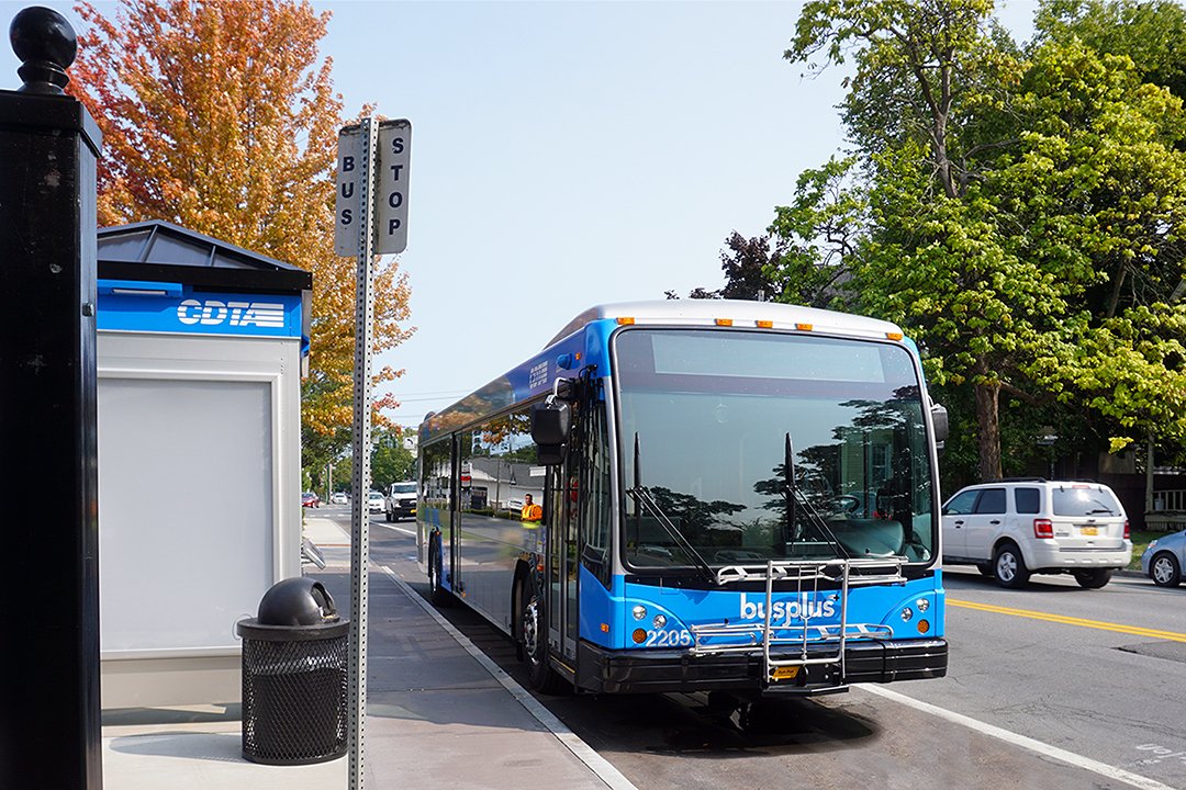 FTA_DOT's tweet photo. Congrats @CDTA for the grand opening of the River Corridor #BRT Blue Line! In virtual remarks, FTA Deputy Administrator Williams highlighted FTA’s $26.9M #CIG grant. The 16-mile line will improve mobility &amp; access to critical services in the community #AmericaWorksTogether https://t.co/0azgOtobIO