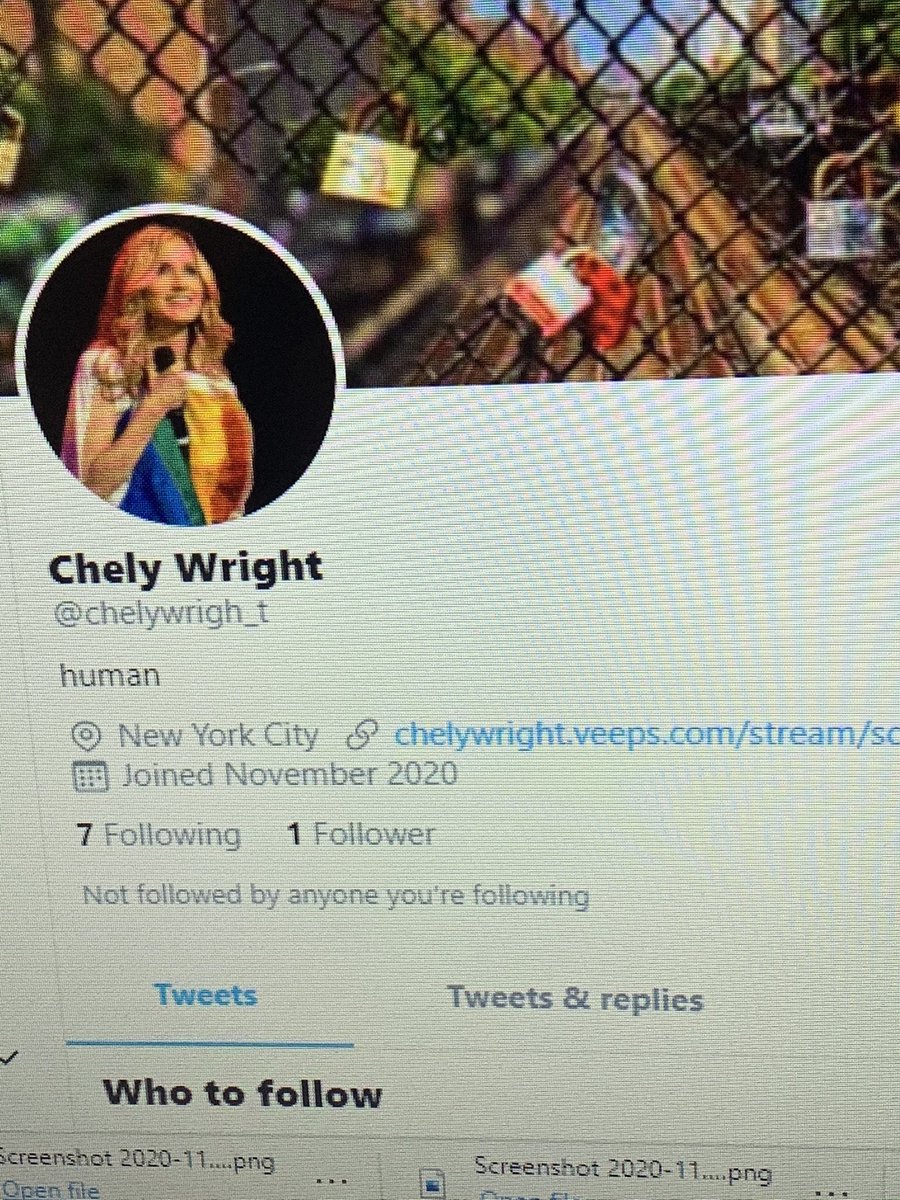vmarierich's tweet photo. My rollercoaster moment this afternoon. Seeing that @chelywright liked 3 of my tweets and then realizing it was a fraud.  No worries.  I’ll be fine. 😭😭😭 😉 https://t.co/AcvyAlyOCe