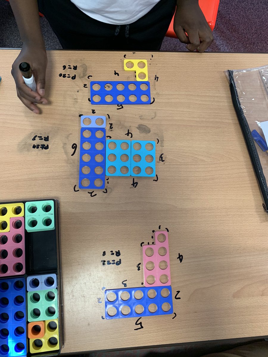 MrMJEllis's tweet image. 🧮 Numicon alert 🧮 

We introduced finding the perimeter of rectilinear shapes today. Setting #LowCeilingHighThreshold challenges have certainly captured the imagination of all our learners these past two weeks!! #MathsisFun #numiCAN