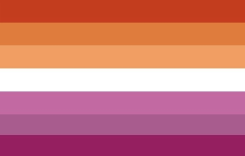 1. Lesbian Pride Flag 