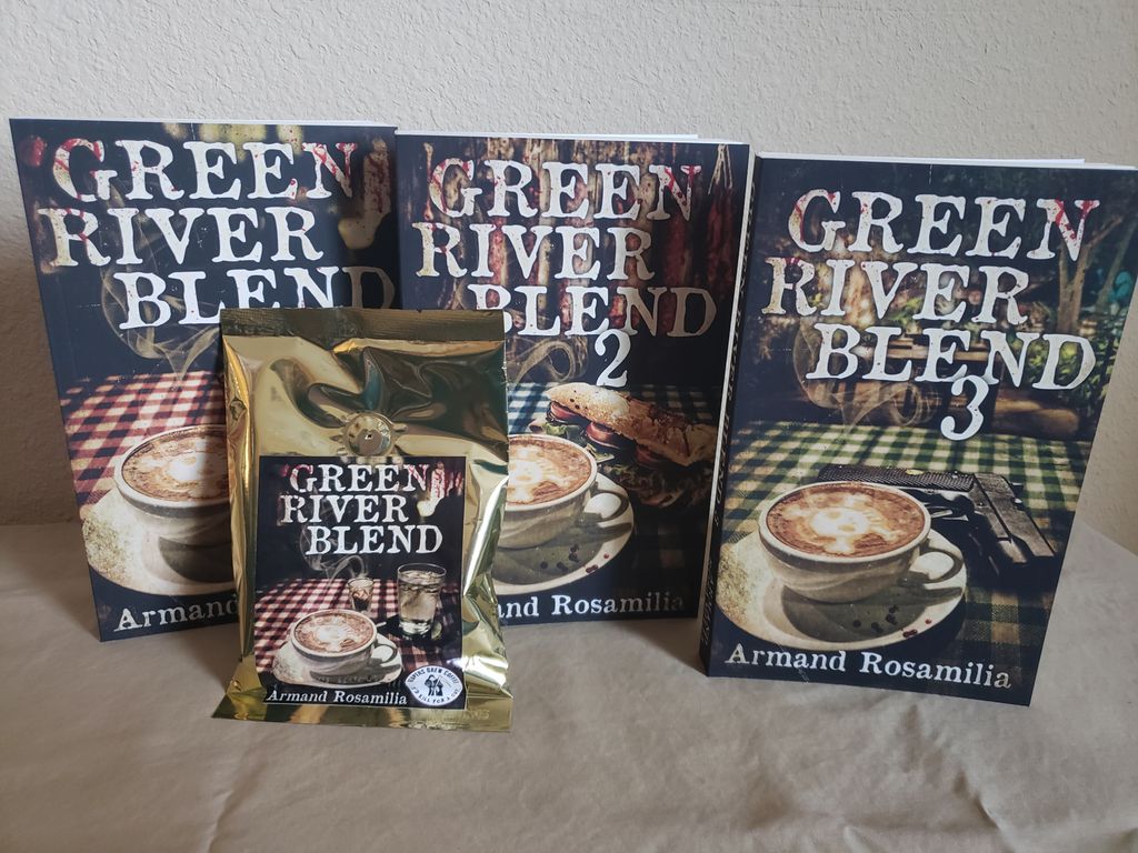Green River Blend by Armand Rosamilia, the #horror trilogy… about #coffee

Purchase of the trilogy comes with an exclusive sample bag of Green River Blend coffee! Very limited quantities, so act now!

Only $29.99, shipping included

DM <a href="/ArmandAuthor/">Armand Rosamilia</a> for more info!!