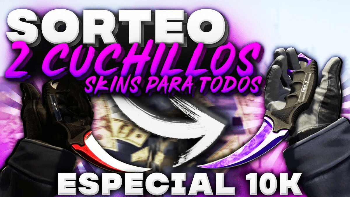 🤑Especial 10k subs 🤑

-Sorteo de 2 cuchillos
-Mas de 10.000 ganadores
-Una locura.

-Follow 
<a href="/squallrbg98/">Squallrbg</a>

-TAG 1 AMIGOS
-RT
-Ver el video + ser sub + campanita , + info cuando lleguemos a 10k!

youtu.be/drK_of3RJ1k

#csgo #csgoesp #CSGOGiveaway #csgoskins