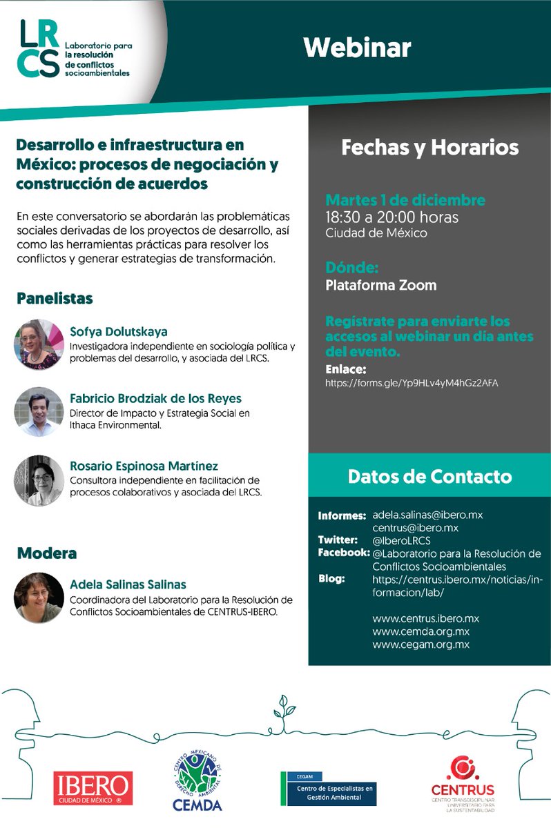Con gran gusto te invitamos
Liga de registro: forms.gle/Yp9HLv4yM4hGz2…