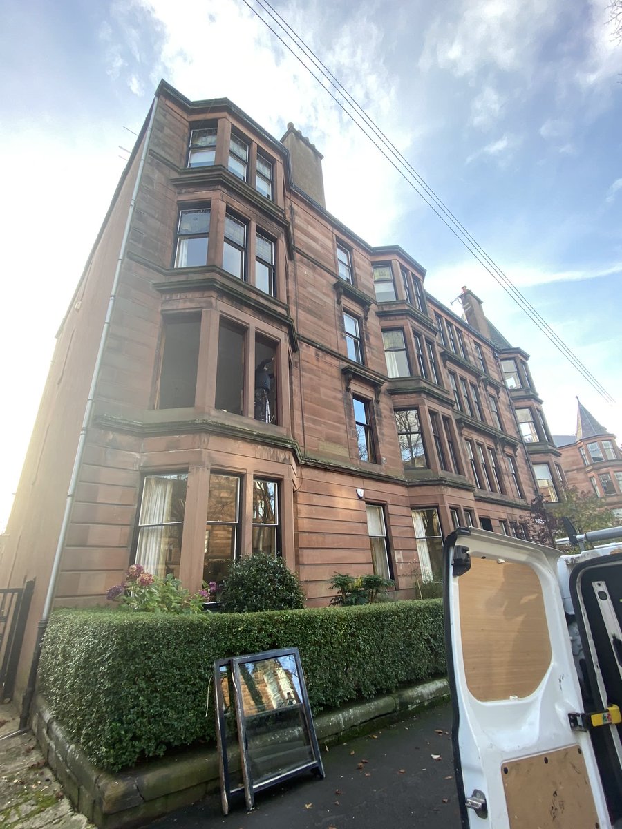 CHECK OUT OUR INSTAGRAM FOR FULL TRANSFORMATION!
Some of the windows done recently in Queensburgh Gardens Glasgow!  We replaced the old single glazed sashes with double glazed like for like ones and restored all the casements/boxes ✅ #sashwindowsscotland #sashwindowsglasgow