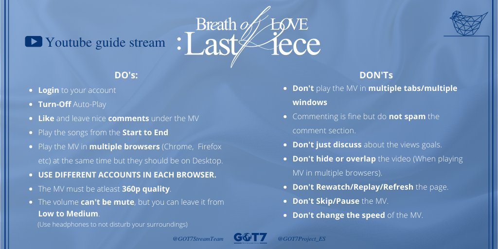 GOT7 Streaming Team𓅫 tweet media