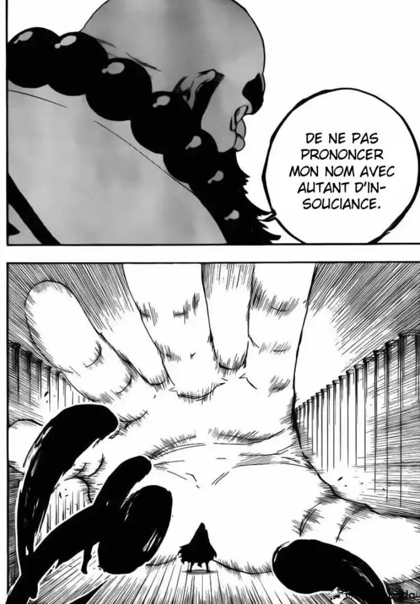 Il est capable de matérialiser des parties de son corps sous forme Gigantesque et les envoyer à une vitesse tél que Yhwach ne puisse pas les esquiver !
