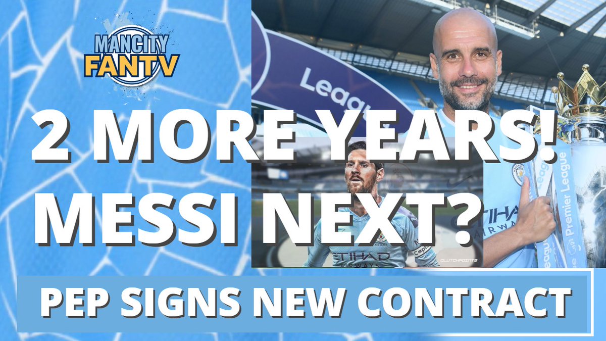 AviationBlue's tweet photo. MAN CITY LIVE 21:00: PEP SIGNS NEW CONTRACT.
MESSI NEXT?
Join us at 9 and give us your thoughts on what this means for @ManCity RT's appreciated. @horseycity @Chrisbaker9320 @tomhudsonmcfc @kamal_dwyer @mikemcclean5 @JustoneManc @Yannickaaa @BlueWolf_09 @ryjamscastle216 https://t.co/BfQfJesQp6