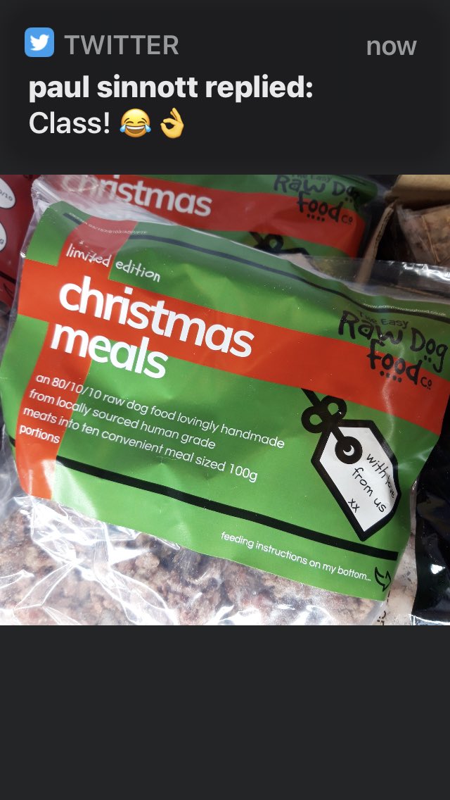 PET_SHACK_DELI's tweet photo. How exciting is this?!
Christmas meals from Easy Raw Dog Food Co.!!!
A lovely mix of turkey and venison all lovingly portioned into 10 x 100g patties.
What's not to love?!
Available from today at Β£4.95 per 1kg bag.
.
.
.
#sefton #petdeli #petshack #rawdiet @easyrawdogfoodco https://t.co/LbXVgl3H2C