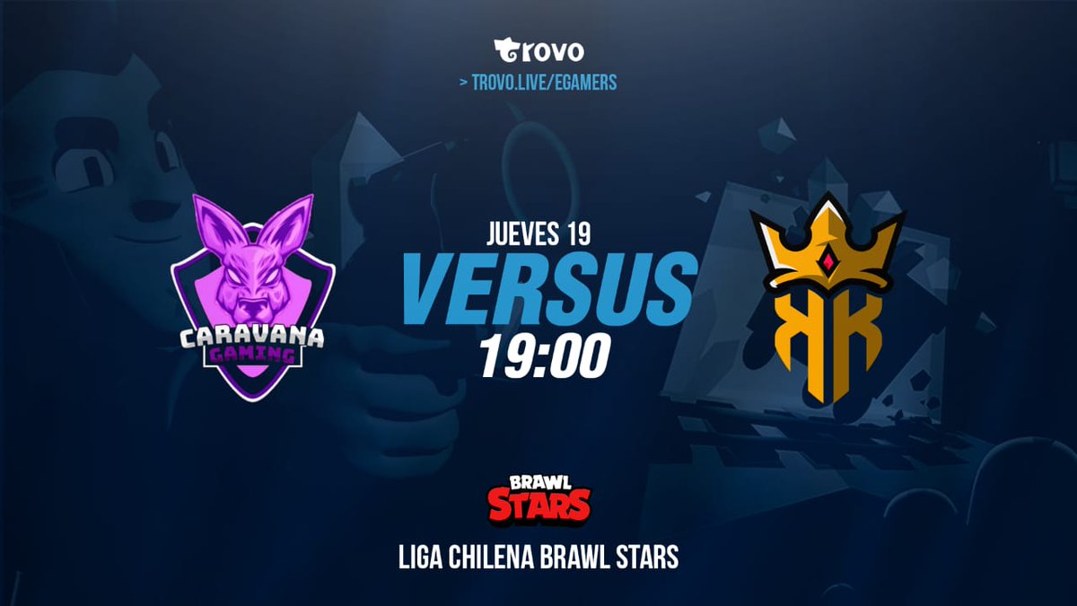 #BrawlStars

Hoy tenemos partido a las 19:00 hrs 🇨🇱 contra un rival muy complicado, pero daremos lo mejor de nosotros para llevarnos el encuentro 🦘.

🆚<a href="/KingOfKings_GG/">King Of Kings 👑</a>
🎙️@carrascoosaa
 trovo.live/egamers