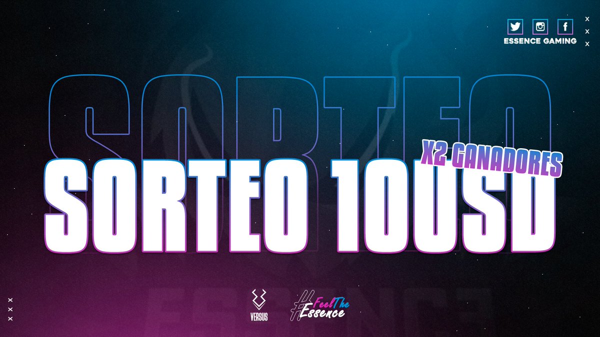 ¡SORTEO! 🎁

Para celebrar la nueva linea gráfica les traemos un sorteo de 10 usd. 💰

🎉 2 GANADORES 🎉

Requisitos:
☑️ Seguirnos.
☑️ Dar ❤️ y 🔄. 
☑️ Mencionar 2 amigos.
☑️ Unirse a Discord discord.gg/DxAR4cP

*Duración 2 semanas y los ganadores se darán por Discord*