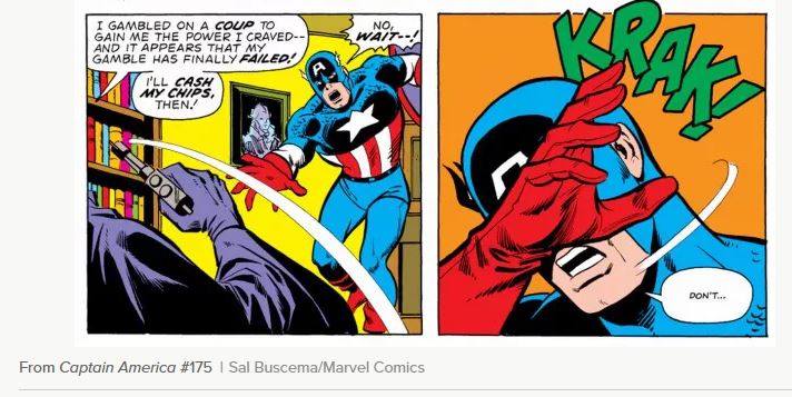 You can contrast this with what Marvel Comic's Secret Empire plotline in Captain America (Steve Englehart). This comic (Captain America 175) hit the shelves in April 1974, a year after Jackie Joker, and 4 months before Nixon's resignation of the Presidency.