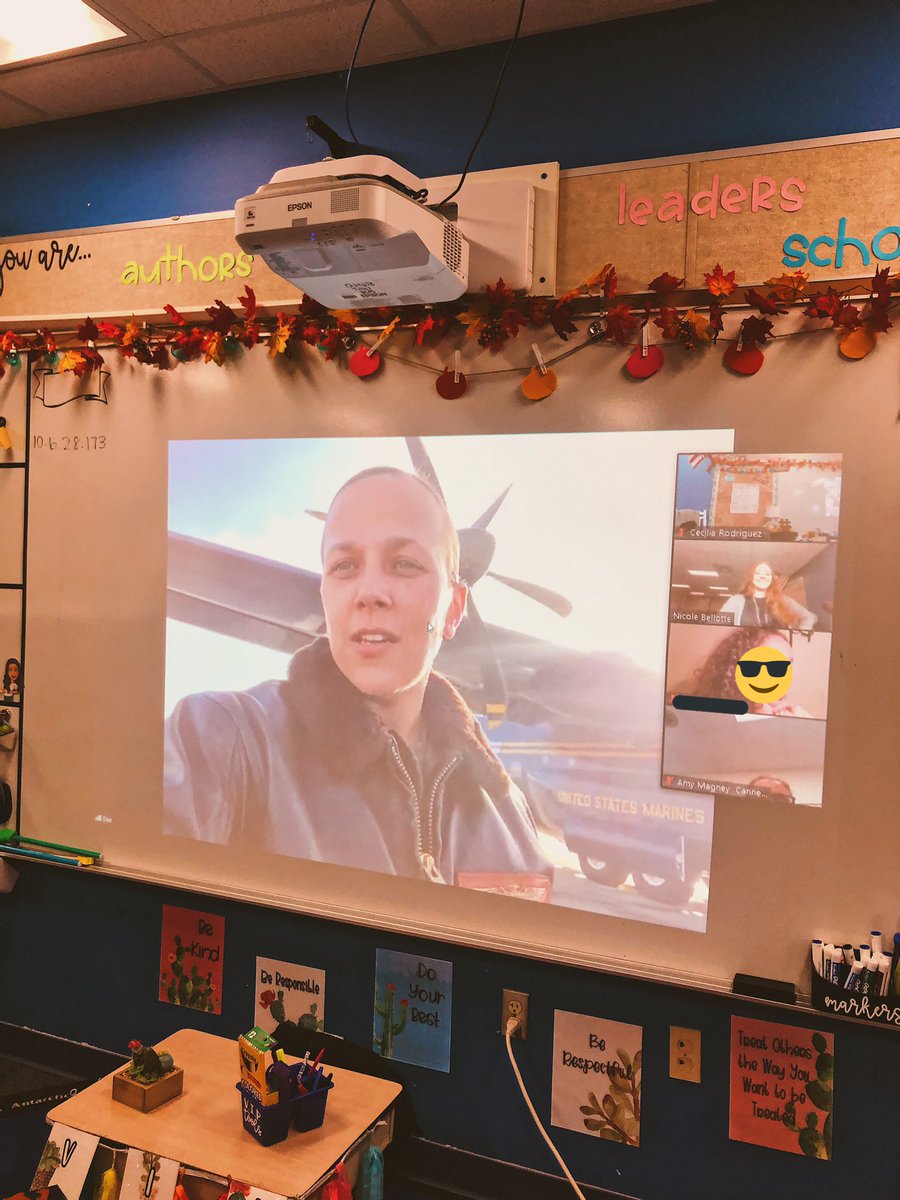 Ms_C_Rodriguez's tweet photo. The Great American Teach In is one of my favorite days of the year! It was just as exciting online, as it is in person! A huge thank you to everyone that presented to our fourth grade eLearners! 👏🏼✨ https://t.co/ZrhjW8Qf0S