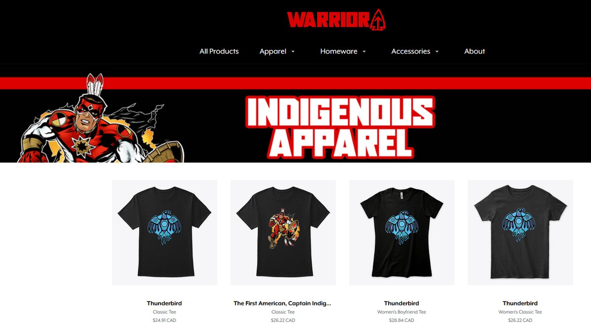 Been busy but proud to announce the launch of my new indigenous apparel store: warriorupclothing.com! 
Several designs across a range of products - shirts, hoodies, leggings and more. Fresh gear with empowering+ heroic style.

Enter Promo Code LAUNCH10 at checkout to save 10%
