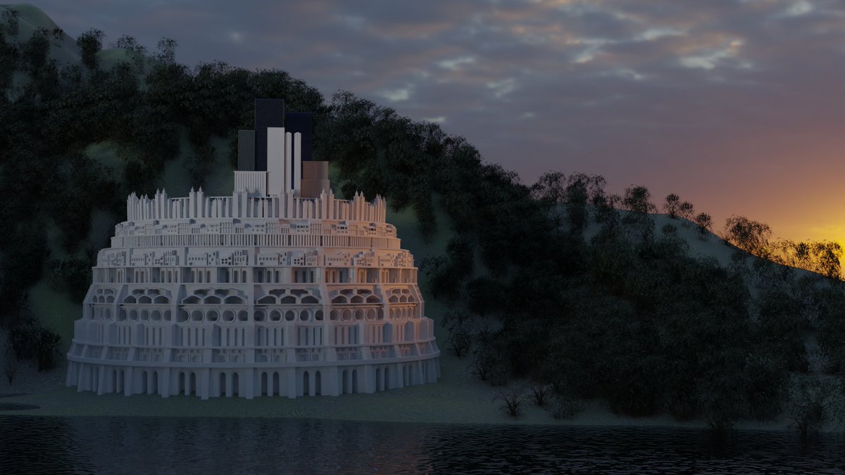 SamoylovToday's tweet photo. The Tower of Babel
Added trees
Part10
#3D #3dart #blender #architect #babel #thetowerofbabel #tower #lowpoly #EquitableBuilding #SeagramBuilding #WainwrightBuilding https://t.co/xaQmLw6xFf