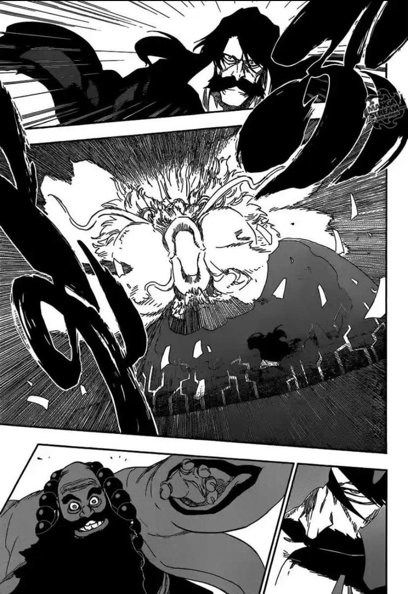 En terme de combat il détruit les attaques de Yhwach a main nue , prend l’avantage sur Yhwach au combat rapporché et possède de divers technique ! Comme faire apparaître cette tête qui en un souffle détruira le Blut veine Hanaben de Yhwach