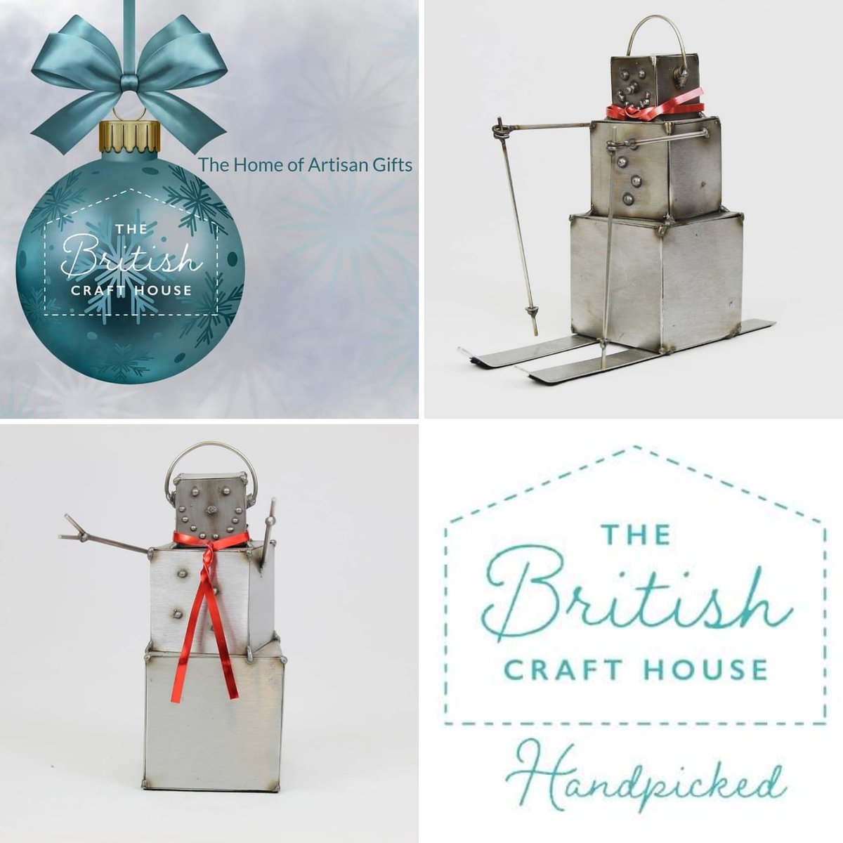 These snowmen are proving to be quite popular! 
You can find them at my place at <a href="/BritishCrafting/">BritishCraftHouse</a> ⛄🎅🦌☃️thebritishcrafthouse.co.uk/product/stainl… 

#metalart #metalartist #weldart #artist #welding #weldporn #revolutionartworks #handmade #craft #gift #giftideas #tbch #xmas #christmas #snowman