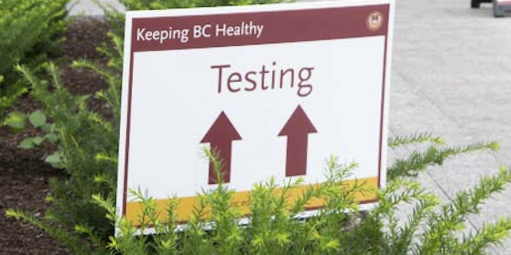 COVID-19 Testing Update: BC has experienced an increase in positive cases this week, reflecting trends at colleges and universities throughout the region. Through Nov. 18, UHS has reported 31 positive cases for a weekly positivity rate of 0.63%. MORE: on.bc.edu/3lO96OW