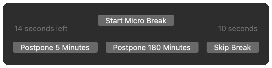 dejal's tweet photo. It's time! @DejalTimeOut 2.7 is now available. It include a new app icon, Big Sur compatibility, support for Apple's new M1-based Macs, a much-requested new feature to ask to start a break, improvements to the break preview feature, new break themes, and much more. https://t.co/Tukc9Mg6Lz