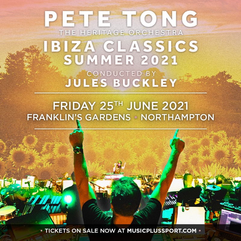 SaintsRugby's tweet photo. 🌅 Tickets are now on general sale for @petetong &amp; @HeritageOrc's 'Ibiza Classics' on Friday 25 June 2021!

Thousands have already secured their place @FranklinsGdns during the pre-sale window – don't miss out on next summer's 𝙀𝙨𝙨𝙚𝙣𝙩𝙞𝙖𝙡 gig.