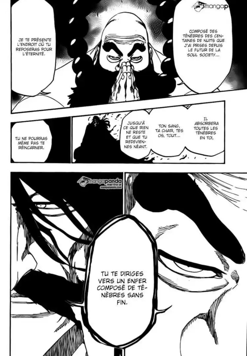 L’une des attaques les plus forte de toute est son Kido « Ultime » Il vole les ténèbres de 100 nuits dans le futur de la soul society et en fait un Kido ultime qu’il est le seul à maîtriser !