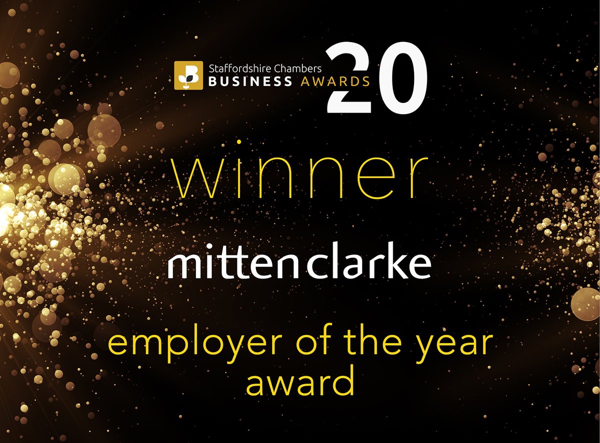Woohooo, we have only gone and won Employer of the Year @StaffsChambers Business Awards. Despite a difficult year for everyone, our team have remained our focus.
Well done to all of Team MC – we did it! 
#StaffsBizAwards #Winners #EmployerOfTheYear