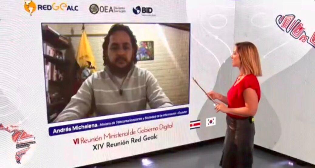 caanmichelena's tweet photo. En el #MinisterialGealc2020 compartí los avances del #EcuadorDigital: 
✅70% de trámites en línea y atención ágil en https://t.co/EH8iYYmNWs
✅Tenemos el pasaporte biométrico y pronto la cédula digital
✅Desarrollamos APP https://t.co/KA3kPsEtxr que contiene la Licencia Digital https://t.co/metBNaQXF9