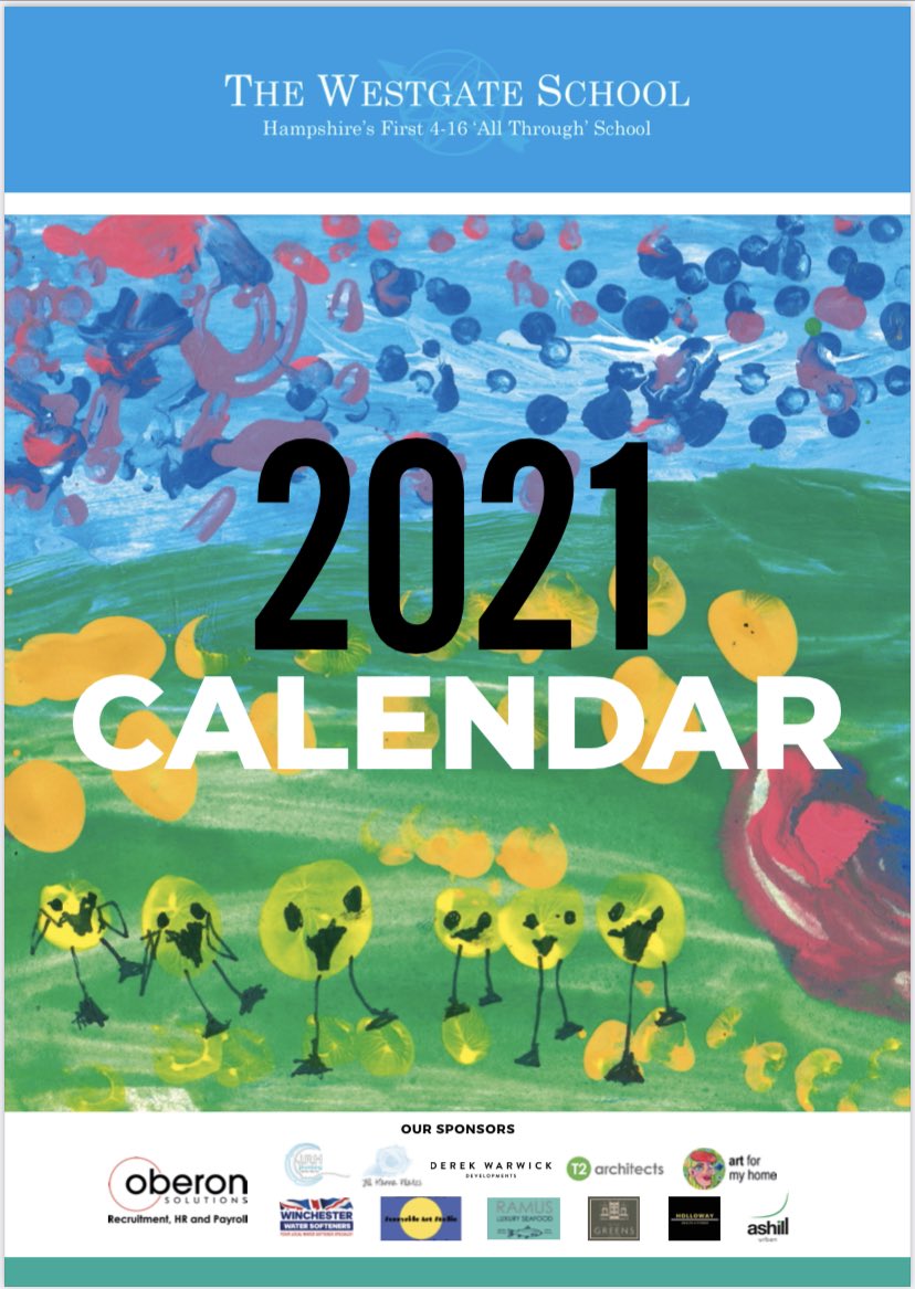 Final few tweaks to our 2021 calendar and it’s off to the printers! Thanks to <a href="/ramusforfish/">Ramus Seafood</a> <a href="/GreensBK_/">Greens Bar & Kitchen</a> T2 Architects <a href="/sunnysideartst1/">sunnysideartstudio</a> for sponsoring us this year! Orders can be placed westgateschoolpsa.org.uk/online-store/2… <a href="/twsallthrough/">The Westgate School</a>