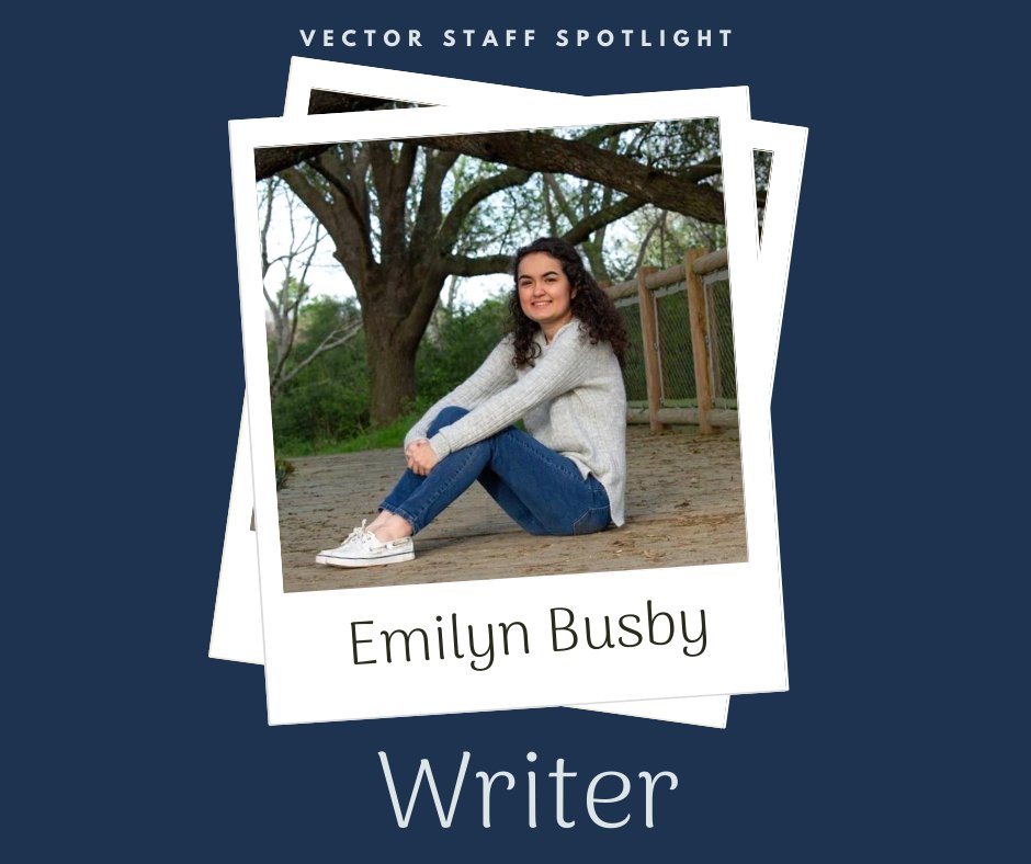 vector_eng's tweet image. Staff Spotlight: Meet Vector writer, Emilyn Busby!🎉 
Emilyn is a second year mechanical engineering major from Cypress, TX. During her free time, Emilyn enjoys reading and playing the piano and violin. 
To learn more about Emilyn, visit utvector.com/meet-our-staff.