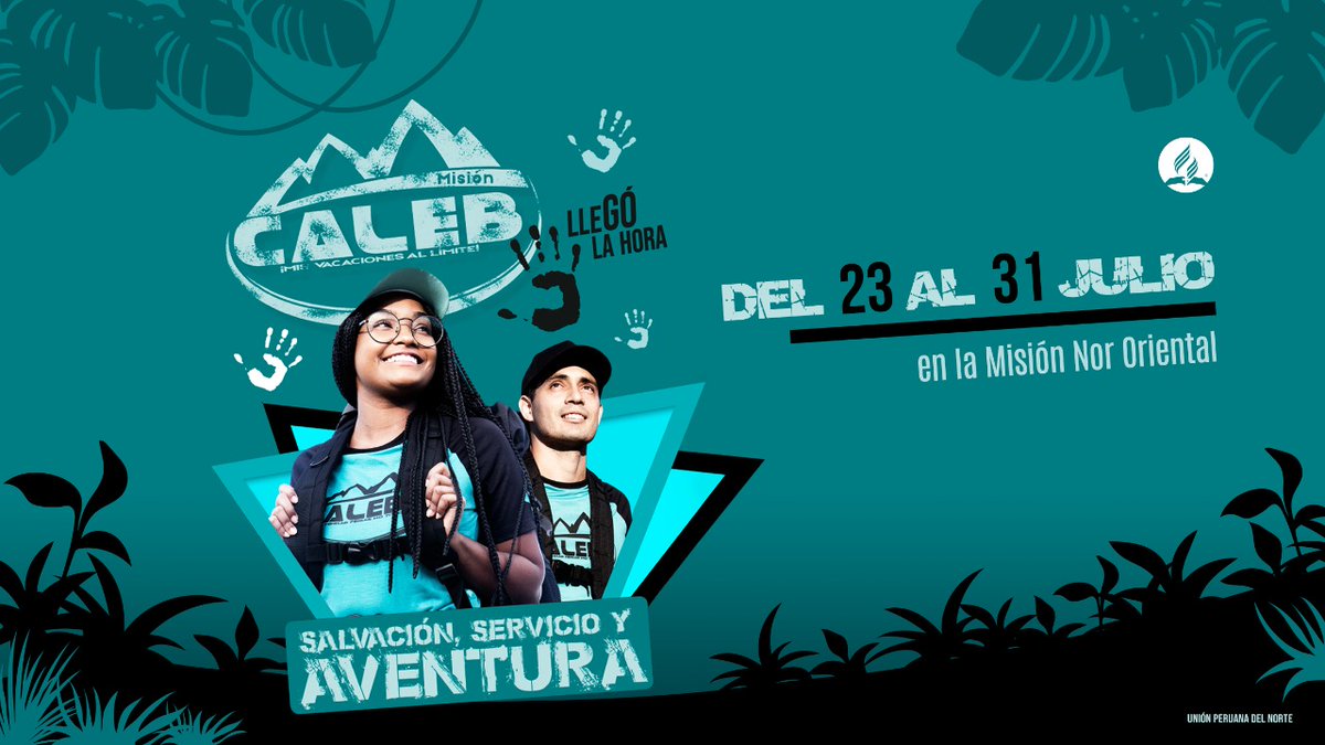EloyRoquev's tweet photo. 📢🚨Desde ya nos preparamos para ser anfitriones de #Caleb2021
Así es queridos jóvenes de la UPN, Misión Caleb 2021, del 23 al 31 de Julio, será en la Misión Nor Oriental, lugar de gente feliz.😀🌴
Los esperamos!!! 🤝 https://t.co/ujytXoJLQM
