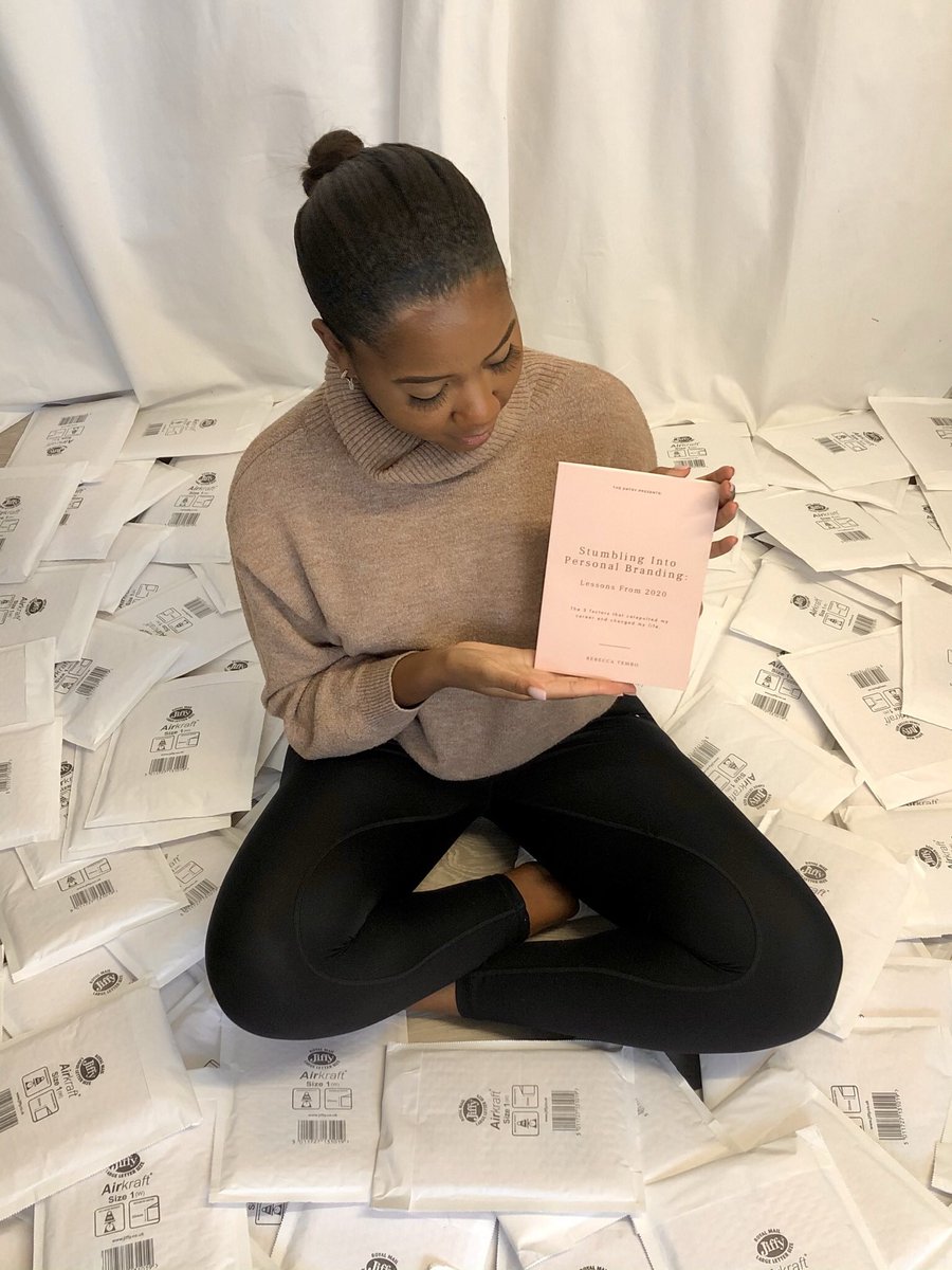 iamrebeccatembo's tweet photo. The average self-published book sells 250 copies. The average traditionally published book sells 3-4K copies, but up to 300 in its first year. The Stumbling into Personal Branding (SIPB) book has nearly hit a years prediction in 4 days. Grateful 🙏🏽 https://t.co/RpB3RfJUny