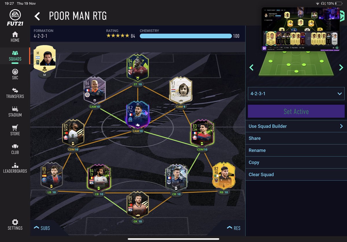 OMagicJohnson's tweet photo. @JackPhilpott13 @Nick28T lol but will use him in the Bamba SBC, I have a Ligue 1-only Poor Man RTG https://t.co/6Jih5C5J8a